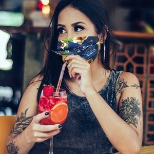 COPY - The cocktail supper face mask NEW